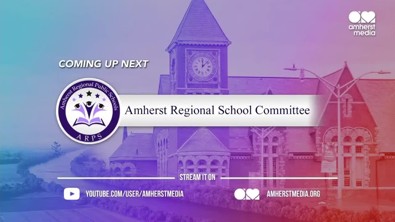 Thumbnail image for Amherst Regional School Committee - September 25th, 2025