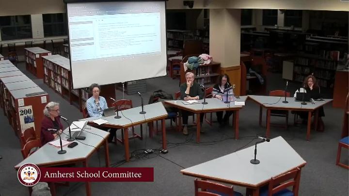 Thumbnail image for Amherst School Committee January 20th, 2026