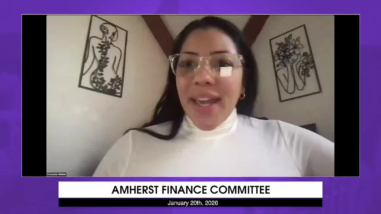 Thumbnail image for Amherst Finance Committee January, 20th, 2026