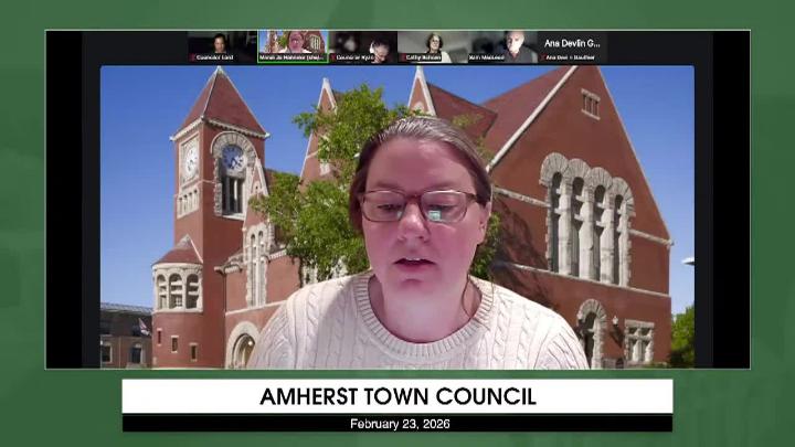 Thumbnail image for Amherst Town Council: February 23, 2026