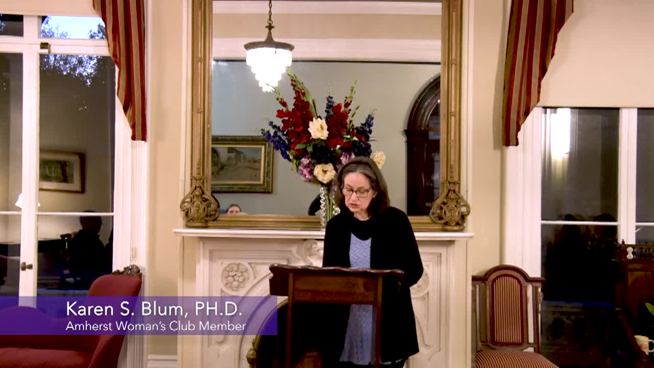 Thumbnail image for Amherst Woman's Club Thursday Evening Speaker Series featuring Khama Ennis MD. PHD.