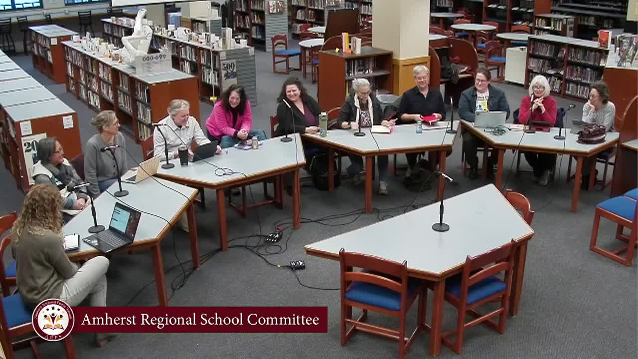 Thumbnail image for Amherst Regional School Committee (Exec Session): February 26, 2026