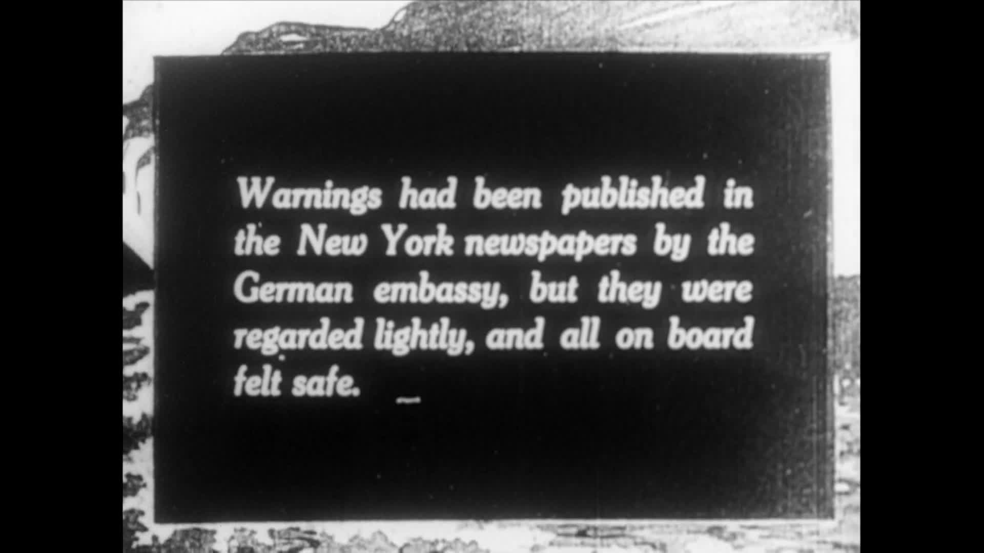 Thumbnail image for The Sinking of the Lusitania (Animated Propaganda Film)