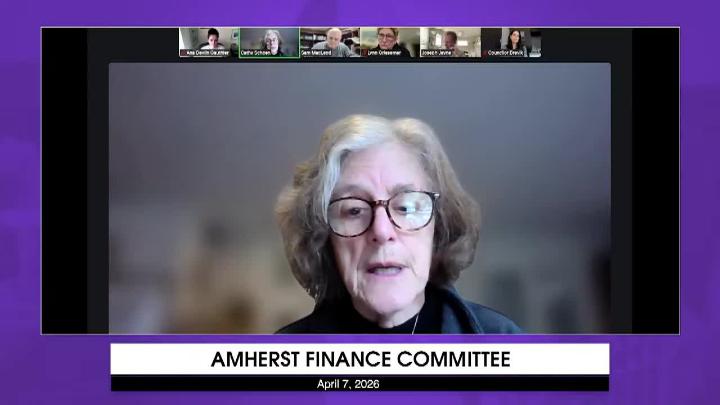 Thumbnail image for Amherst Finance Committee: April 7, 2026