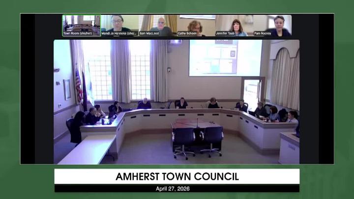 Thumbnail image for Amherst Town Council: April 27, 2026