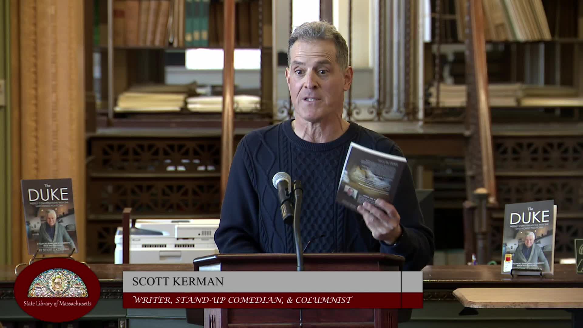 Thumbnail image for MA State Library Author Talk with Scott Kerman: April 8th, 2026
